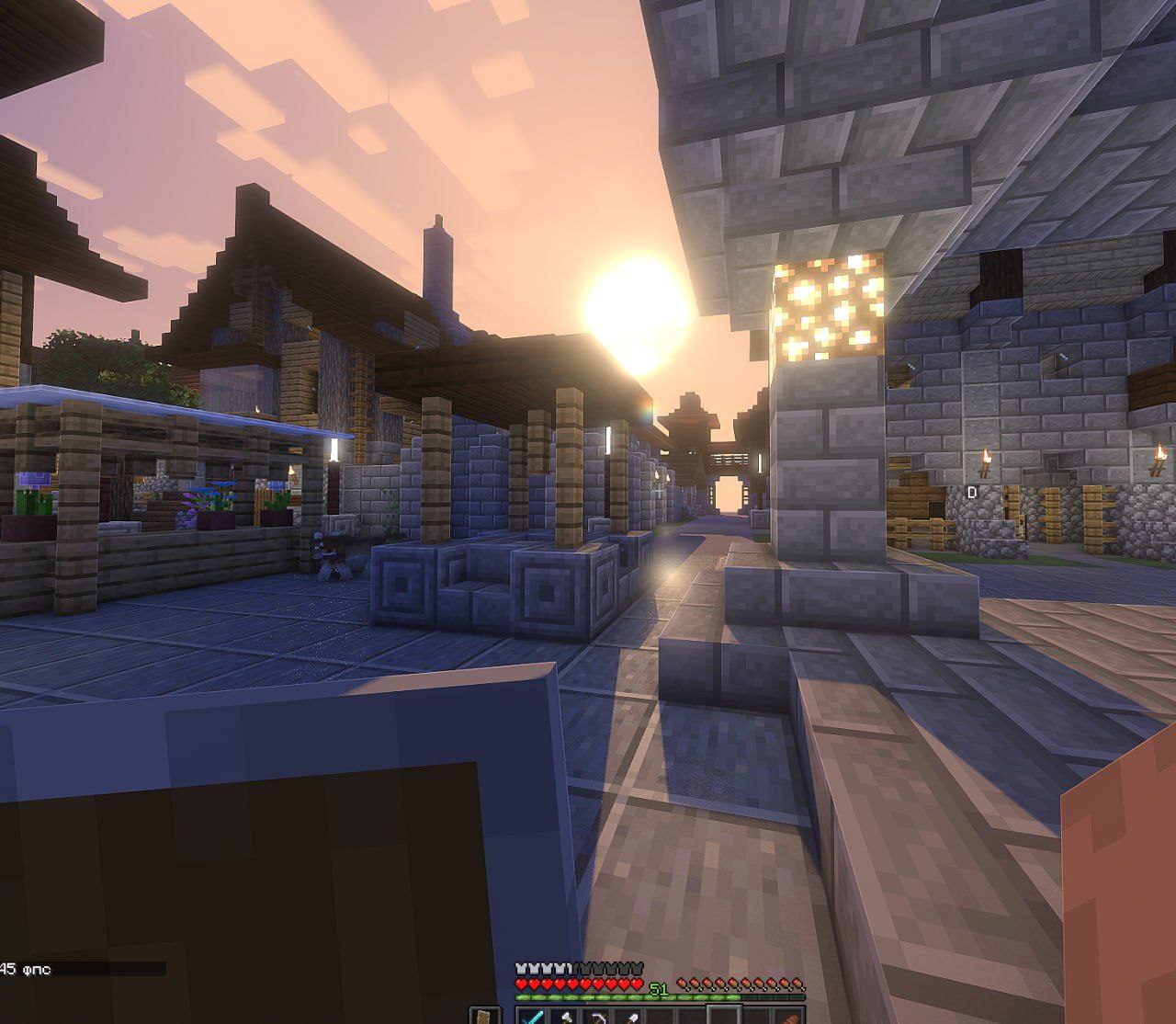 Скриншот сервера